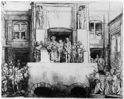 Christ Presented to the People, 1655 by Rembrandt van Rijn